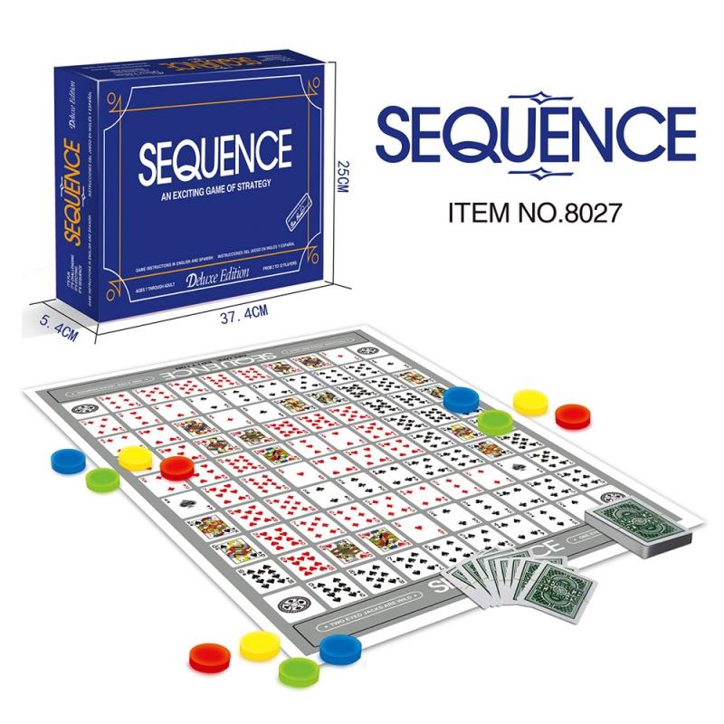 Interactive Card Games Toys English Sequence Games Chess And Chessboards Family Gathering Essentials Fidget Toy