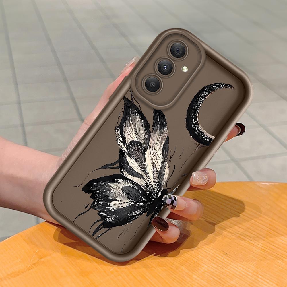 Soft Silicone Square Ladders Cartoon Pattern Full Cover Camera Protection Shockproof Case for Huawei Honor Xiaomi Redmi Samsung