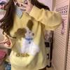 Winter Round Neck Pullover Lazy Style High-end Sweater Women's Soft Waxy Loose Outer Women's Knitted Sweater Top