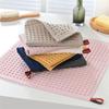 1Pc 35x35cm Waffle Solid Color Cotton Soft Absorbent Children Adult Family Bathroom Face Towel Home Life