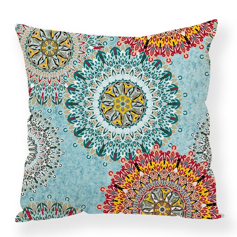 Retro Animal Chain Mixed Elements Digital Printing Pillow Case Car Waist Pillow