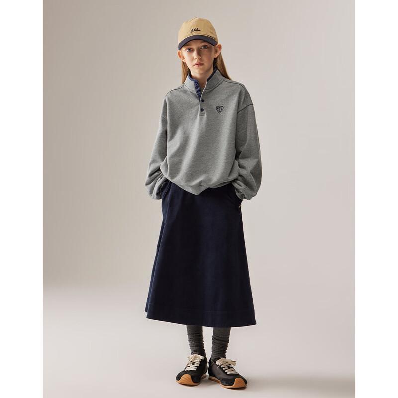 ELLE KIDS Girls Color-Block Embroidered Sweatshirt 130