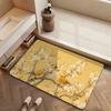 New Chinese-Style Flower Diatom Mud Floor Mat, Toilet Cushion, Door-To-Door Bathroom Quick-Drying Toilet Door Mat