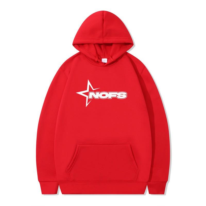 Oversized Letter Print Hoodie Men Women Hip Hop Streetwear Casual Pullover Sweatshirt