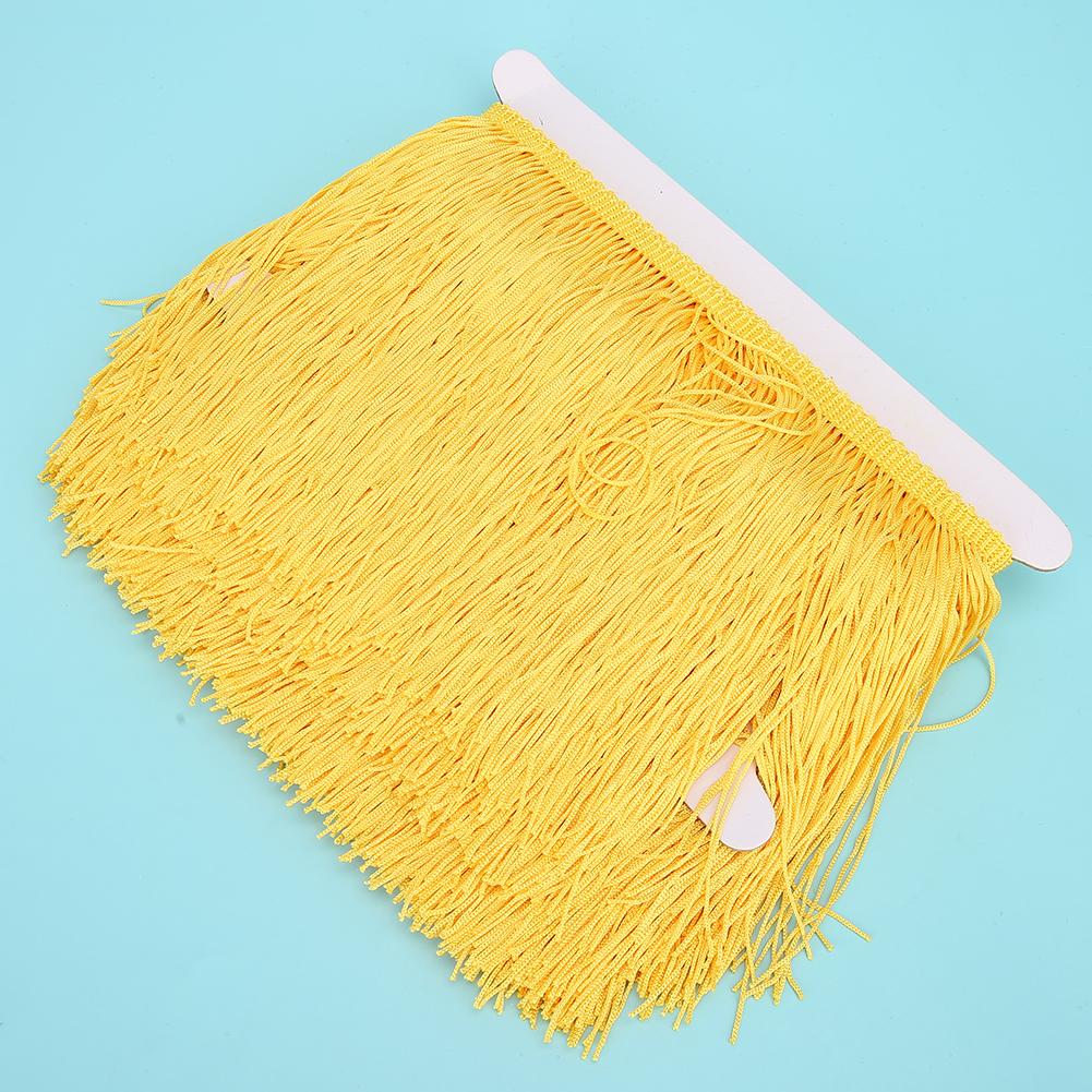 10yd 14cm Fringe Tassel Polyester Lace Trim Ribbon Sew Stage Clothing Curtain Garment Accessories