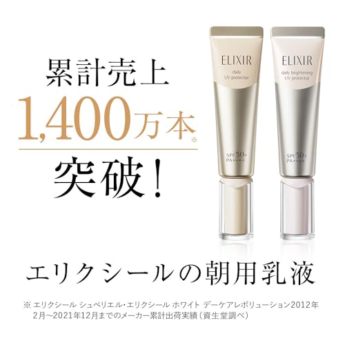 ELIXIR WHITE Brightening Day Care Revolution WT+ 35mL Colorless Quasi-drug UV Emulsion Morning Transparency Firmness Whitening SPF50+ PA++++ Aging Car