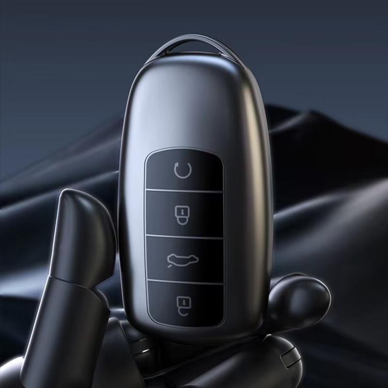 Novo Cinza Titânio para Chery Jaecoo J7 7 J8 Omoda 5 C5 Tiggo 8 Arrizo 6 8 Pro Capa de Chaveiro Porta-Chaveiro Acessórios de Carro