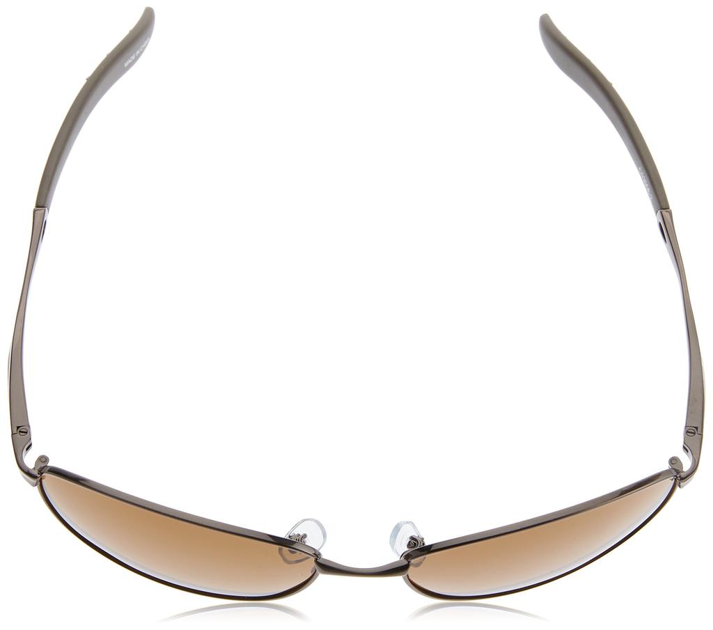 Coleman Polarized Shirred Spring Sunglasses, Brown, Hinge, CO3008-2