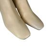 Off-White (38) Square Toe Women Boots White