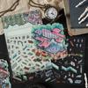 3D-Szenen-Sticker im Micro-Horror-Stil, Gruselige dimensionale Aufkleber für Journal & DIY-Bastelarbeiten