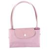 New LONGCHAMP Le Pliage Polyamide Canvas Fabric Canvas Bag Dumpling Bag One Shoulder Handbag Medium Size Women's Pink 2605619P36