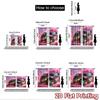2D flat printing 2pcs Window Treatment Curtains Cute Turtle Heart Glasses Pink Roses Digital Printed Polyester Drapes Holiday