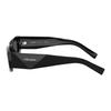 Prada Temple branding Acetate Irregular Sunglasses Men's Black Black 52mm basic packaging-glasses case + packaging box