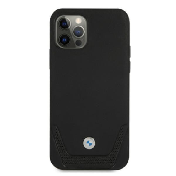Etui Bmw Bmhcp12Mrswpk Iphone 12/12 Pro6,1 Czarny/Black Hardcase Leather Perforate