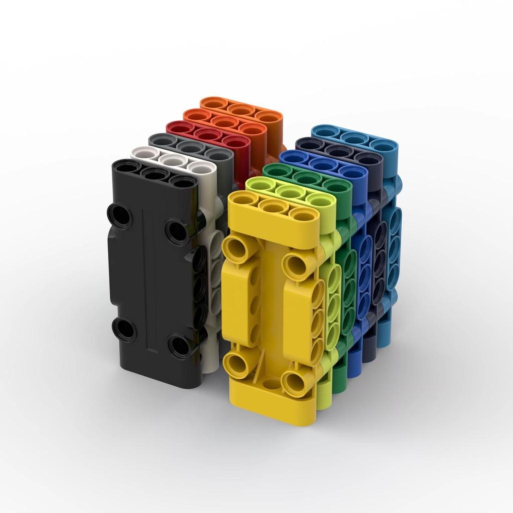 50g Compatible Lego 71709 Technic MOC Loose Parts 3x7 Panel Interlocking Educational Building Blocks