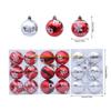 92MF 12Pcs Shatterproof Christmas Baubles Ball Hanging Ornament Christmas Tree Decoration For Wreath Mantels Winter Holiday