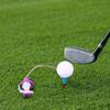 1 Set 83MM Golf Tee with Anti-lost Cartoon Tee Hanger Sharp Tip Golf Ball Holder Golf Training Aid Spike Golf Accessories Golfer Gifts