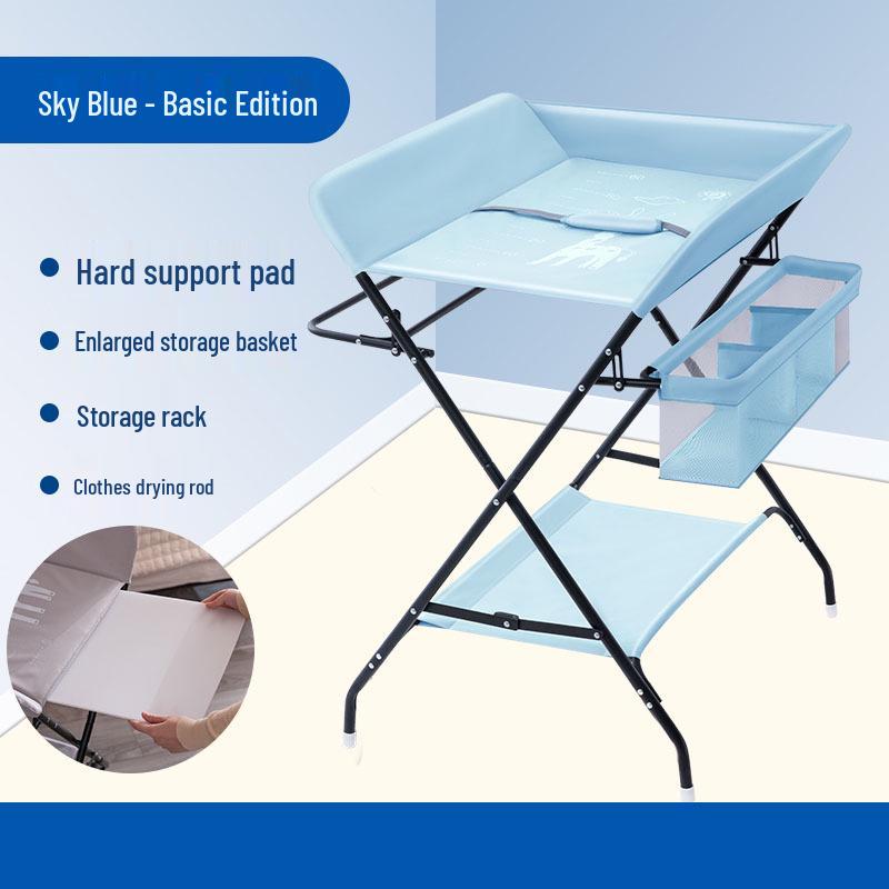 Portable Baby Changing Table: Multifunctional, Foldable & Washable for Diaper Changes and Massages