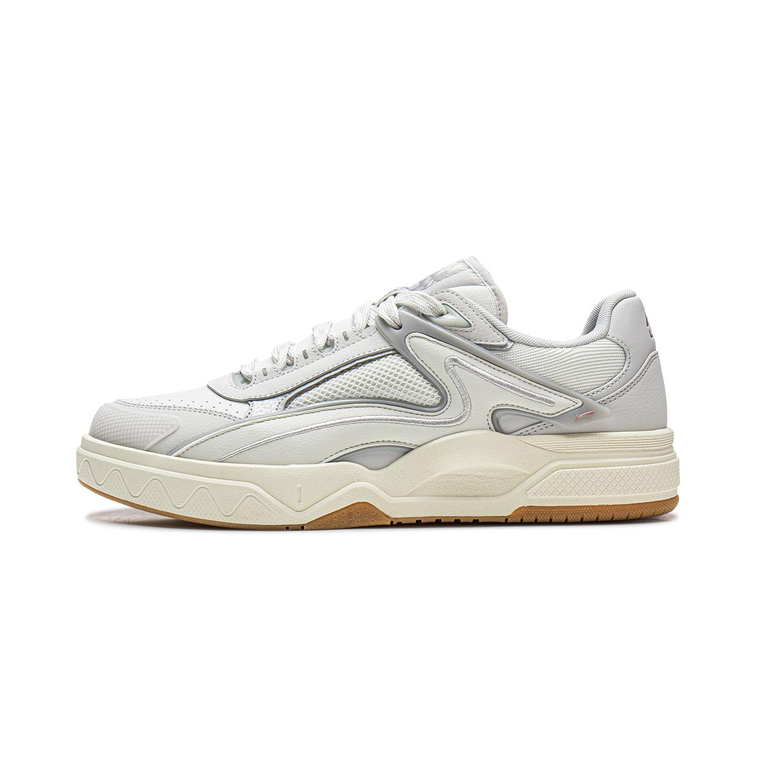 

Li Ning Wave LITE Abrasion Resistant, Lightweight, Balanced Low top Skateboard Shoes Unisex Gray AGCW033-1 40