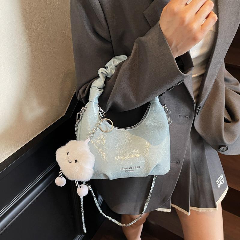 New feel hand bag women's trendy summer popular fashion commuter shoulder messenger bag dumpling bag