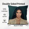 Popular Celebrity Kim Kardashian Cushion Cover Soft & Easy-Wash Pillow Case – Versatile For Couch, Bed, Travel And Office