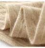 100% Pure Cashmere Cable Knit Scarf for Women and Men – Versatile Autumn/Winter Fashion Accessory