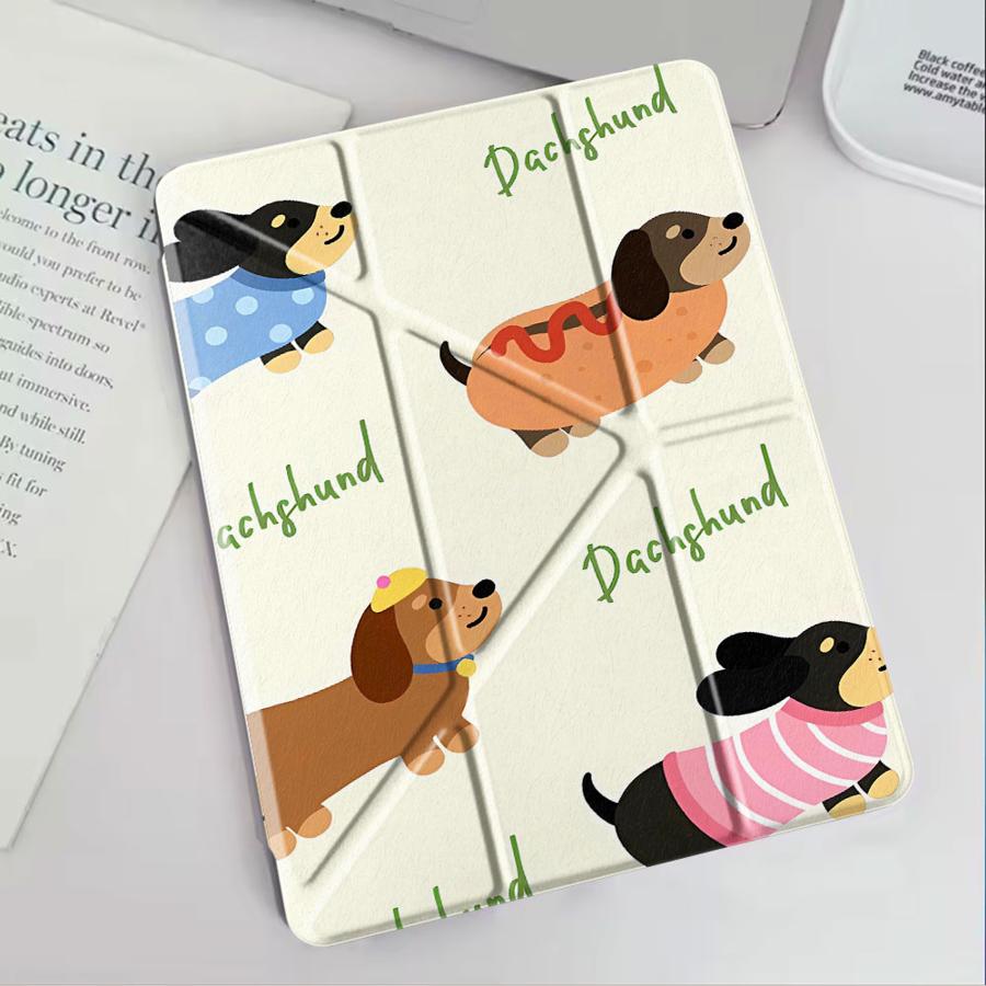 Tablet Case For iPad Mini 6 7 Air 4 5 M3 M2 1 2 M4 11inch Pro 11th 10th 9th 8th 7th 12.9inch Pro 2025 Holder Cover Cute Dog Cool