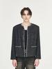 The Greatest Denim Tweed Jacket Black