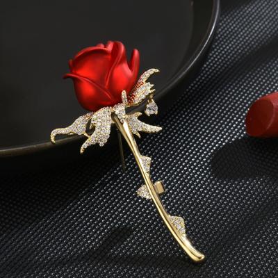Senior Brooches Flower Leaf Brooch Pins for Women Suit Pendant Fashion Brooches Jewelry