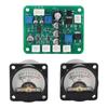 VU Meter Panel Kit 2PCS Warm Color Backlight Power Amplifier VU Meter with Driver Board