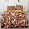 Tribal Duvet Cover Set Secret Tribe Pattern In Bohemian Style Decorative Polyester Bedding Set with Pillowcase King Queen Size