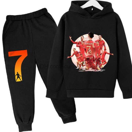 XHOA M3N Pullover Jogginghosen Set Außenhandel Neues Kinder Freizeit Sport Set crtz Reißverschluss Cardigan Set