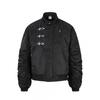 Mens Winter Thick Cotton Puffer Jacket With Faux Fur Collar Oversized Streetwear Style Zip Front Hooded Coat