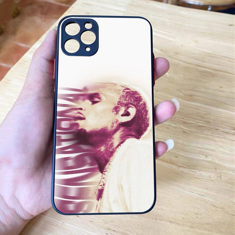 

C-Chris Brown 11 Matte Cover Phone Case For iPhone 16 15 14 11 12 13 Mini Pro Max X XR XS shockproof iPhone 14