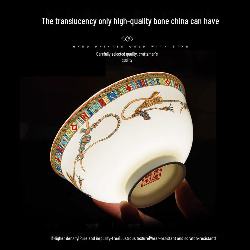 Jingdezhen Bone China 60-Piece Dinnerware Set