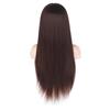 Flecht- und Styling-Mannequinkopf mit gerader Ponyfrisur – Permierbar, Färbbar und Ideal für Friseur- und Schnittübungen