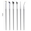 Worthbuy - Set of 6: Eyeliner Brush (Various Designs)