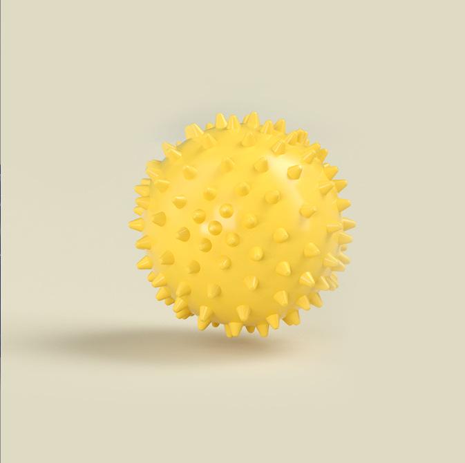 Hedgehog Massage & Grip Strength Ball - PVC Fitness Ball for Yoga, Stretching & Kids