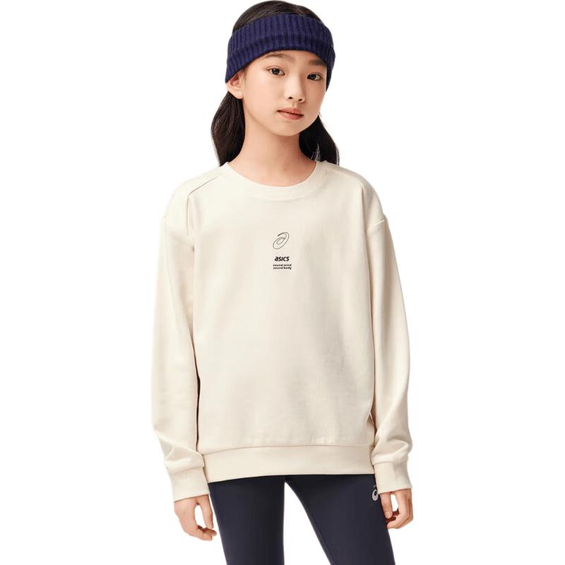 Asics Youth Unisex Long-Sleeve Basic Sweatshirt
