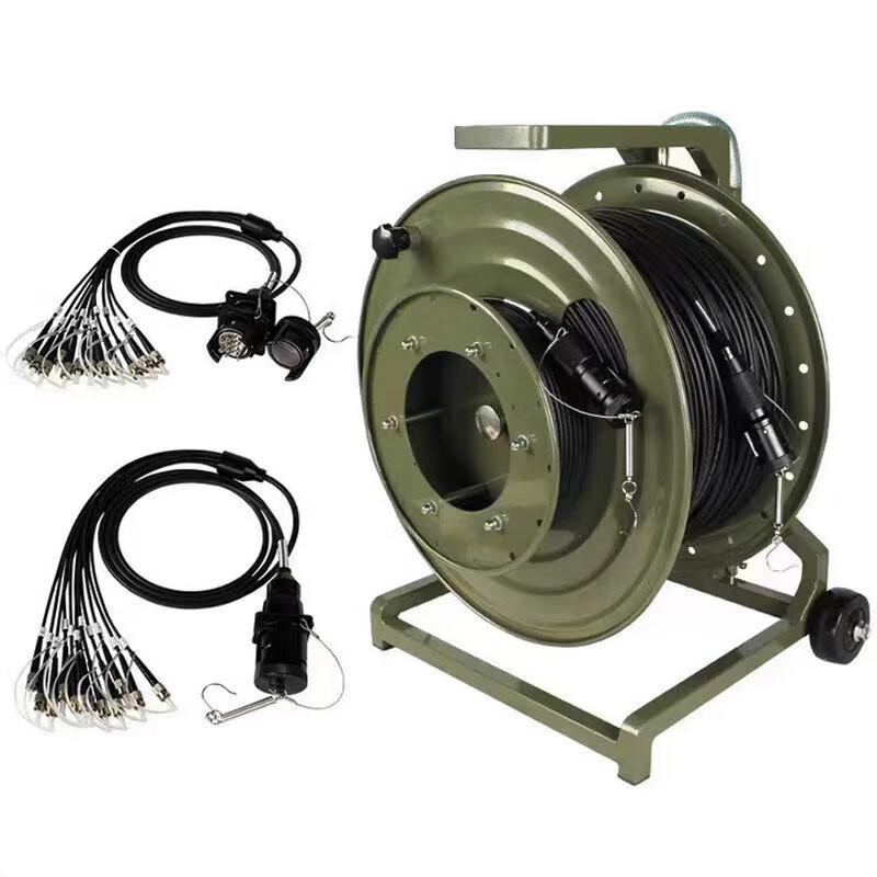 An Ce Xin Single-Mode 4-Core Field Optical Cable with Dispenser Cart