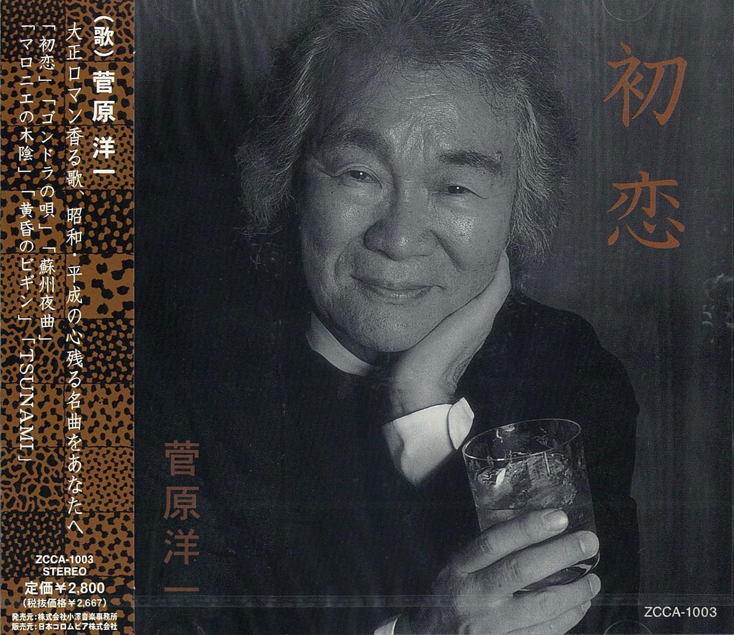

CD YOICHI SUGAWARA - Hatsukoi ZCCA1003 Japan ObiJapanese Enka Used