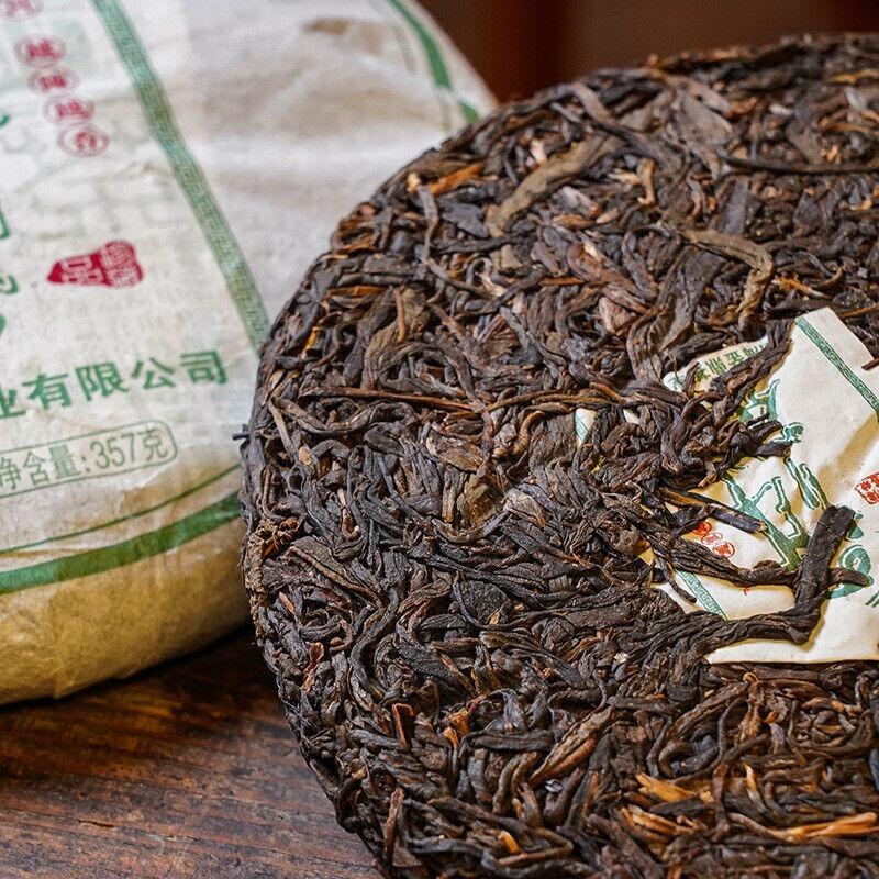 357g Torta di Tè Puerh Crudo Torta di Tè Crudo Menghai Tè Pu'er Yunnan