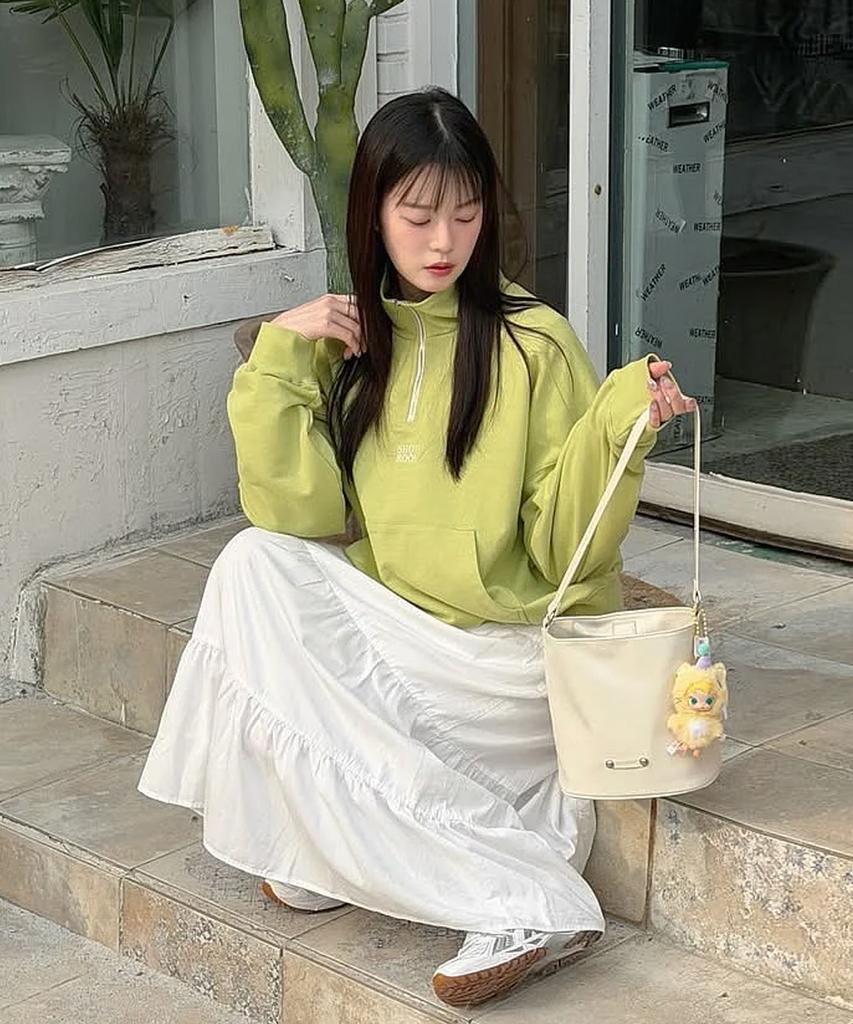 Raiment Stud Band Basket Bag_Ivory