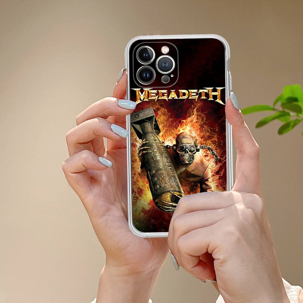 

Rock Band Megadeths For IPhone 17 Air 16 Pro Max 15 14 13 12 11 Plus Phone Case iPhone 16 pro