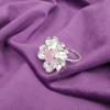 Boho Rose Chalcedony Gemstone 925 Sterling Silver Jewelry Handmade Stylish Ring CZR-1-12