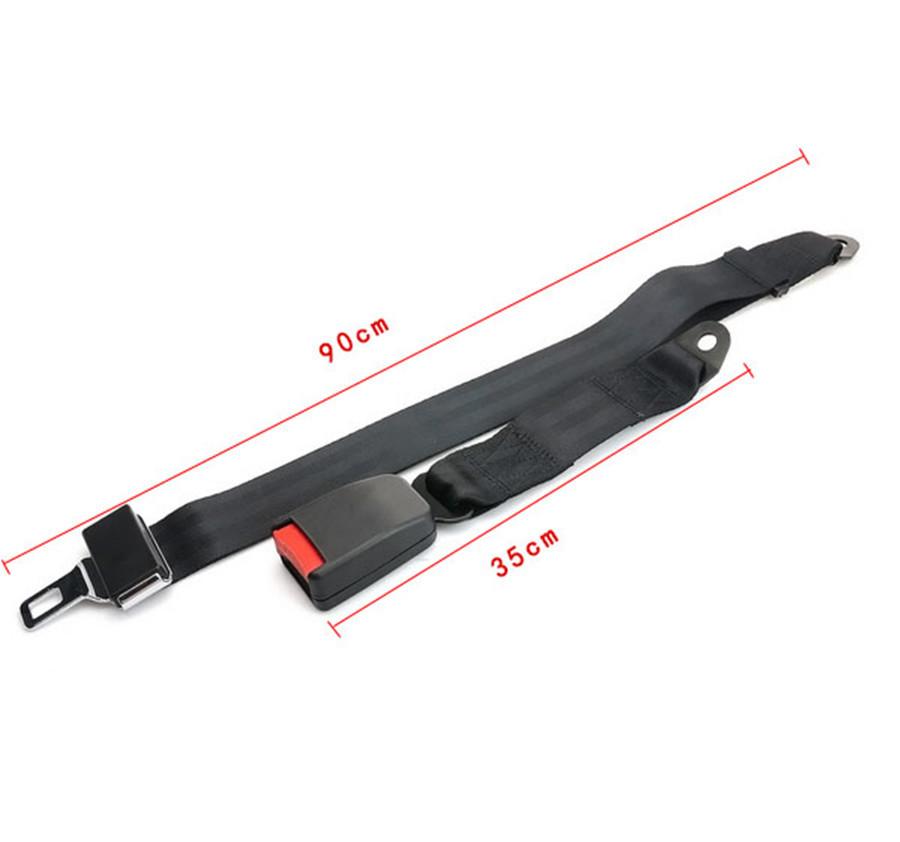 2-point seat belt polyester-black×2