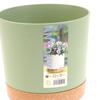 Sukkulenten Pflanztopf Rund Doppelschichtig Grün Pflanze Blumentopf Sukkulenten Kleiner Blumentopf Für Kaktus Mit Abzugsloch Töpfe