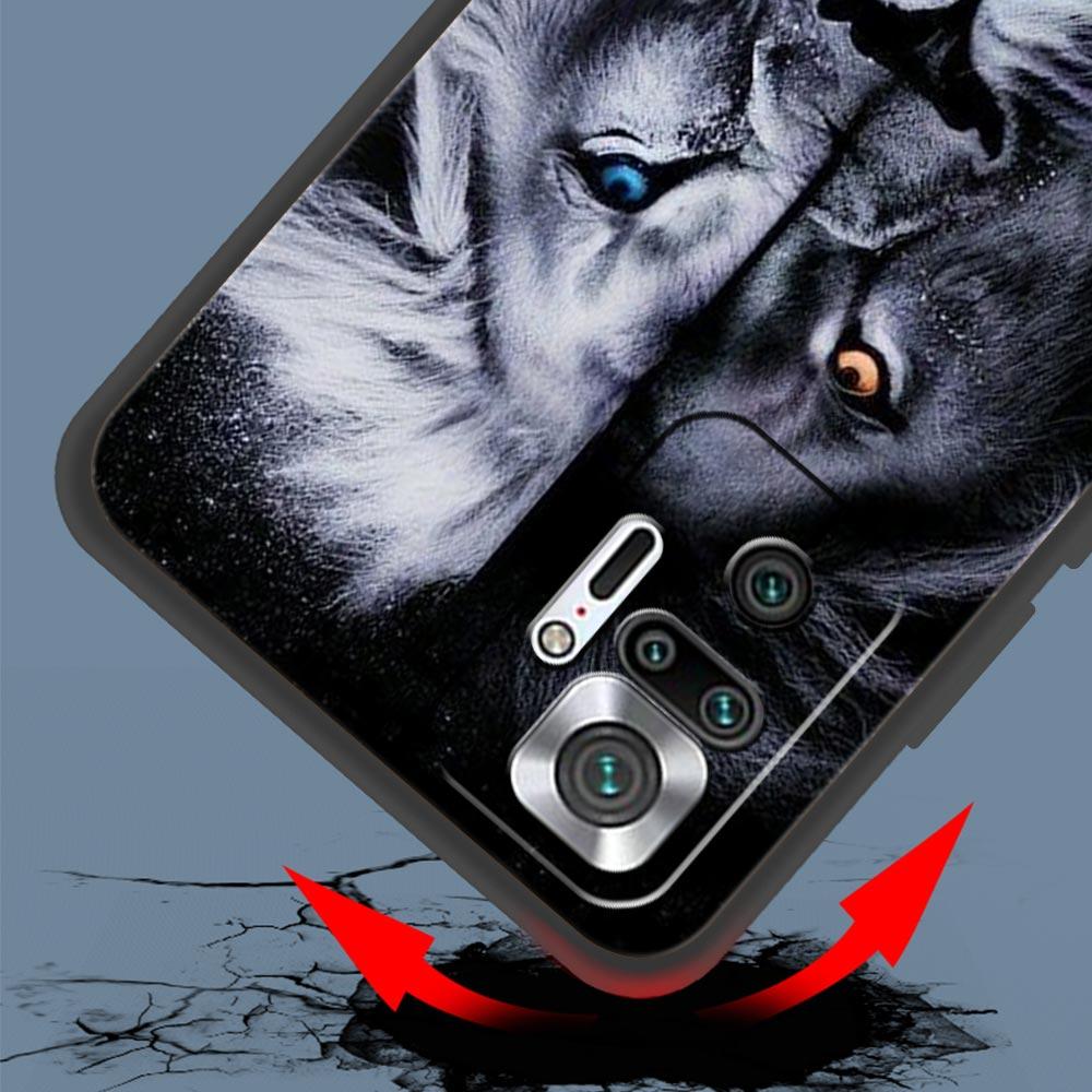 Tigre Wolf Lion Animal Phone Case For Xiaomi Redmi Note 14 13 12 5G 9S 9 10 11 Pro Plus 9T 14C 13C 12C 10C 9C 9A Soft Cover