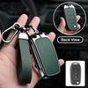 Zinc Alloy Leather Car Key Cover Fits Renault Sandero Koleos Captur Kadjar Megane Clio 5 Austral Logan Arkana Koleos Key Shell