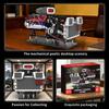 V8 Engine Building Blocks Sets Moc Scale Model Kit Collectible Set For Adults Construction Toys Gifts For Friends Men Teen Boys
